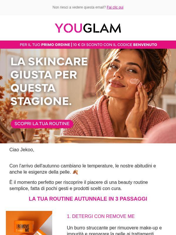 🍂 La tua skincare d’autunno