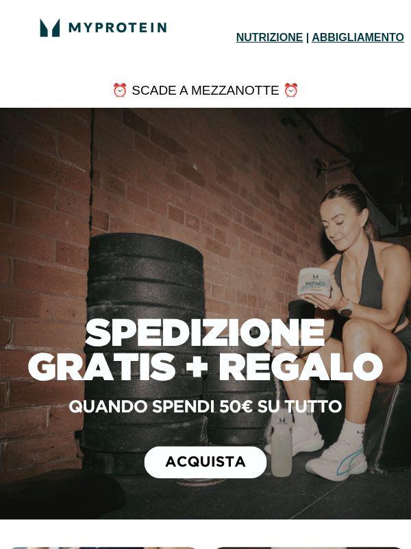 Voglia di Spedizione Gratis + Regalo? 🙌