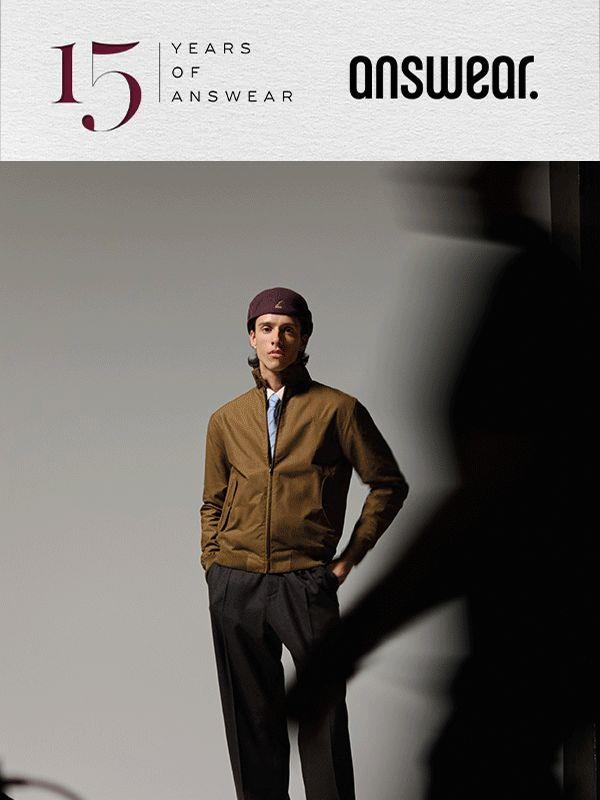 15 YEARS OF ANSWEAR fino al -40%! Trova la tua definizione di eleganza autunnale.
