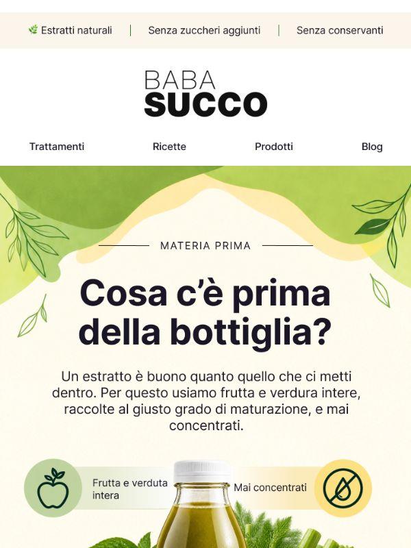 Cosa c’è prima della bottiglia?