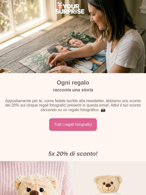 🫣 5x 20% di sconto!