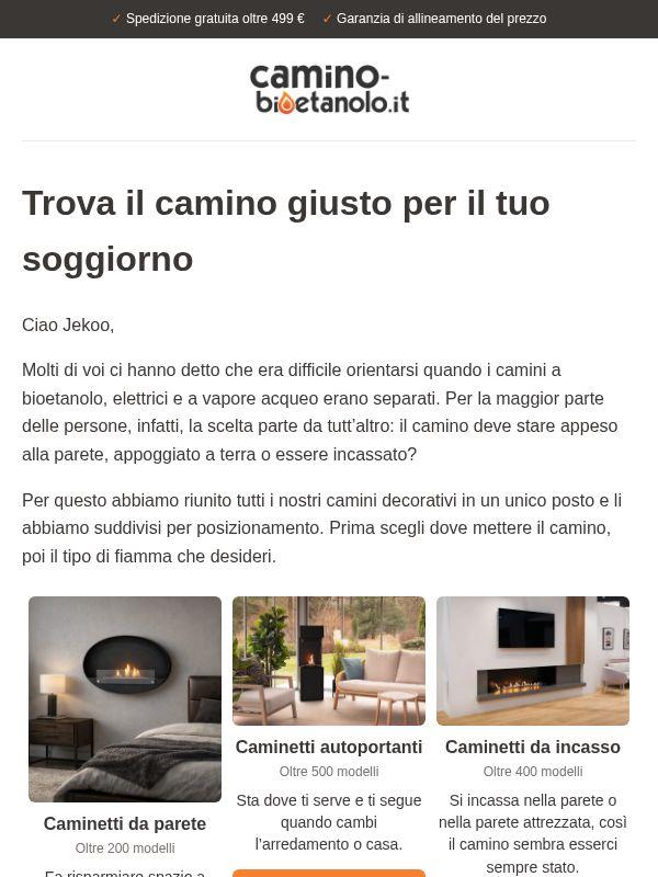 Trova il camino giusto per il tuo soggiorno