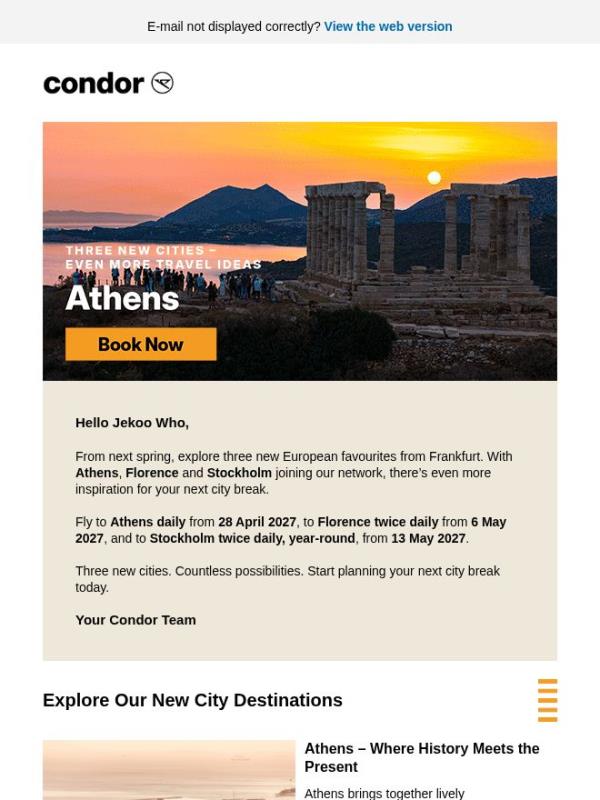 Athens, Florence and Stockholm – New to Our Network, Jekoo Who!
