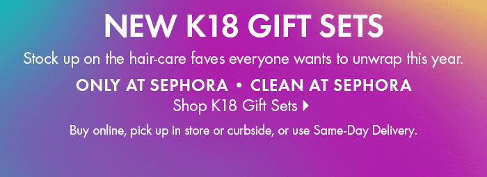 New K18 Gift Sets
