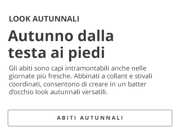 Scopri abiti autunnali per look versatili!