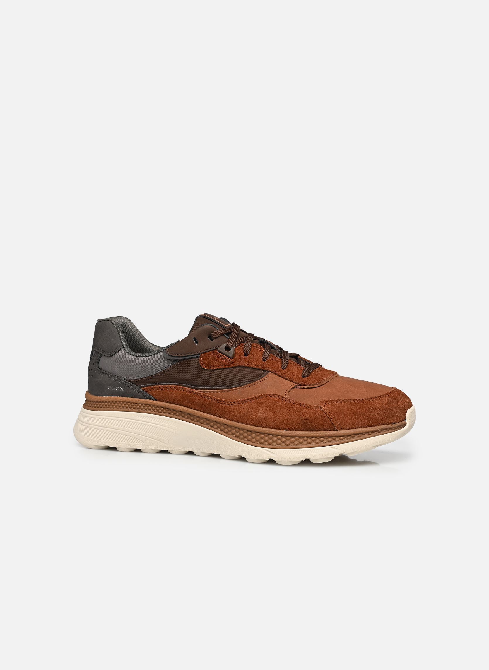 Geox Baskets basses U SPHERICA ACTIF X1 homme marron
