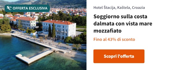 Soggiorno sulla costa dalmata con vista mare mozzafiato