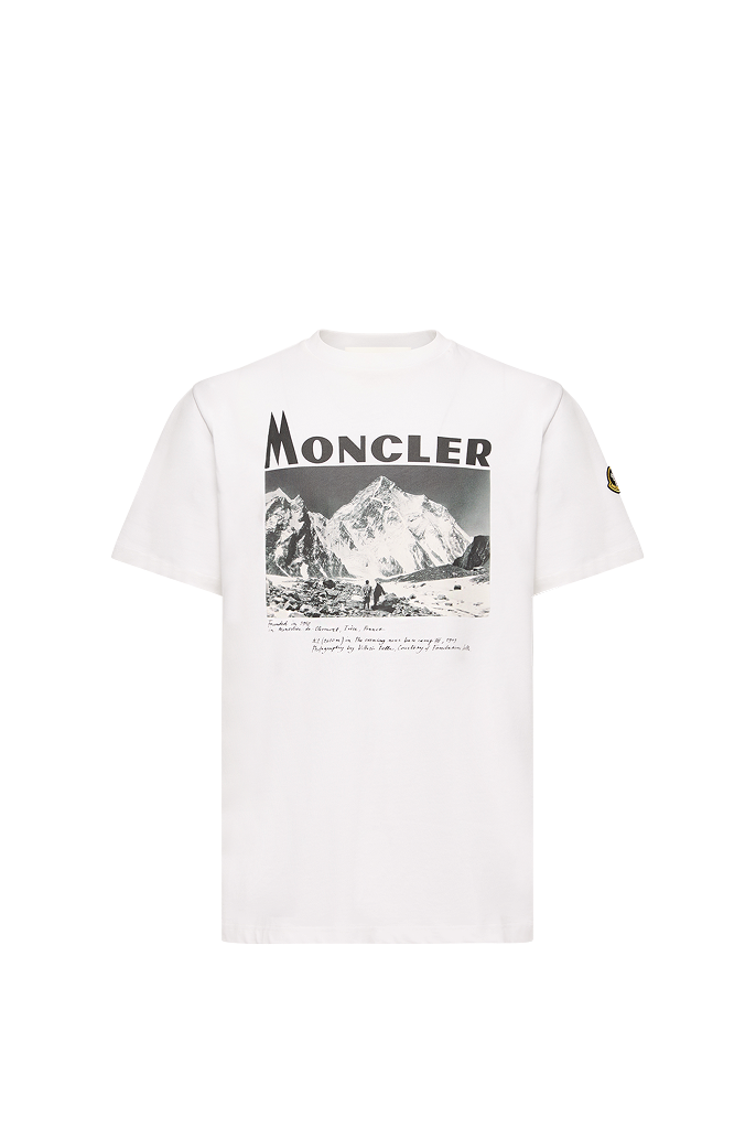 T-shirt a maniche corte in jersey di cotone con stampa K2