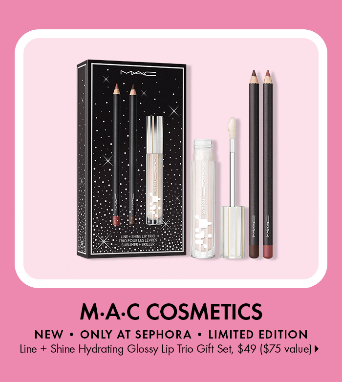 MAC Cosmetics Line + Shine Hydrating Glossy Lip Trio Gift Set