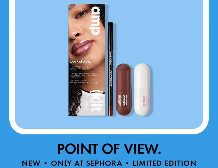 point of view. amp (k)it edit lip trio makeup gift set