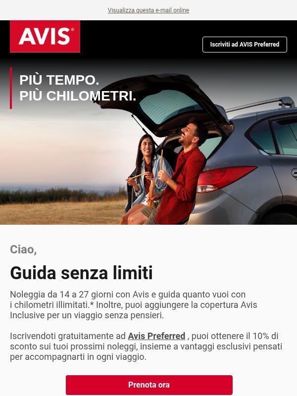 Più tempo per guidare fin dove vuoi