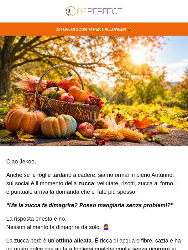 La zucca fa dimagrire?! 🎃
