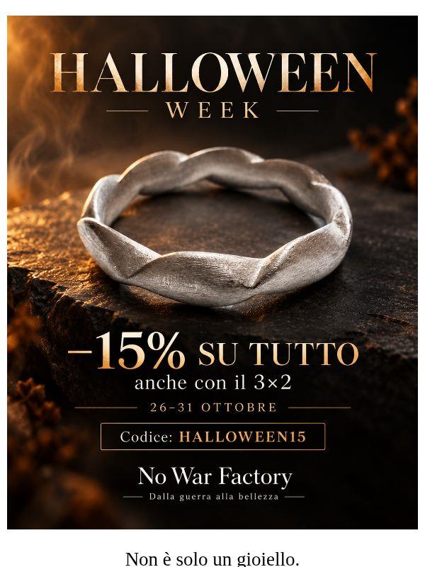 Halloween Week: −15% su tutto, anche con il 3×2