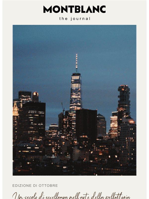 New York, in stile Montblanc