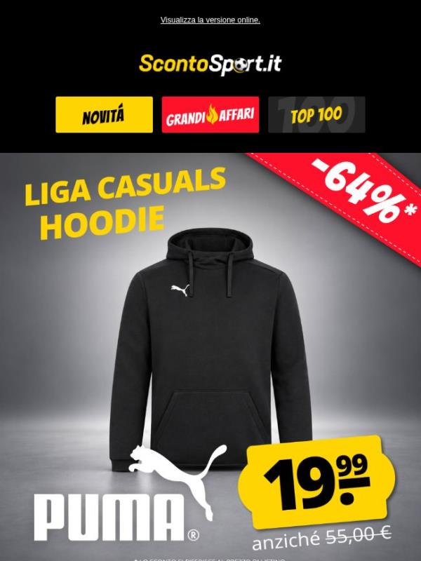 🔥 PUMA LIGA Casuals Hoodie a soli 19,99 €!
