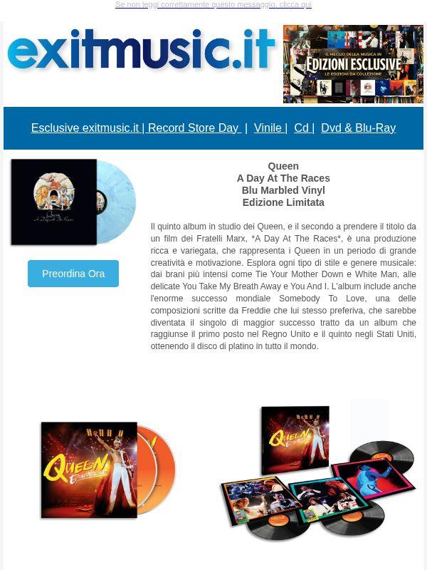 Queen Forever La leggenda continua @exitmusic.it .. L’energia di Live in Budapest e la magia di A Day at the Races: due nuove uscite per celebrare una band senza tempo.
