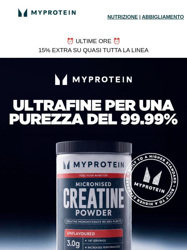 Tic Tac ⏰ -15% Extra sulla Creatina