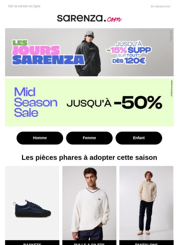 Les Jours Sarenza ❄️ Vos looks de saison contre le froid