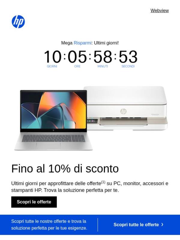 Fino al -10% ancora per poco