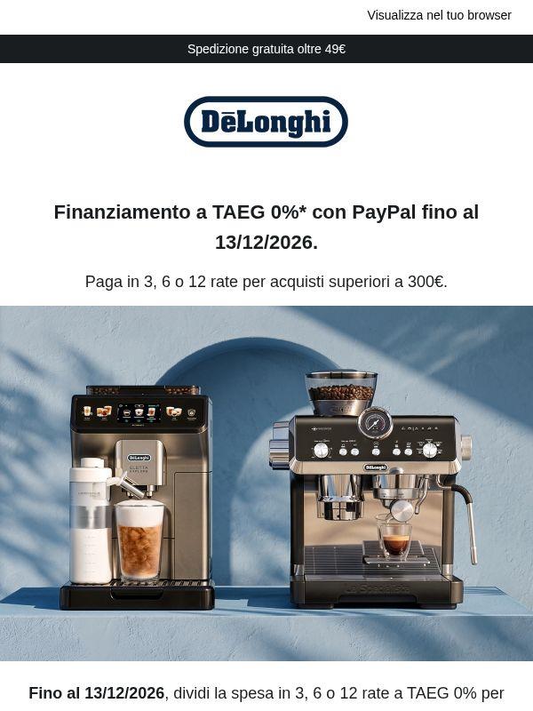 Acquista ora quello che ami e paga in tutta comodità.