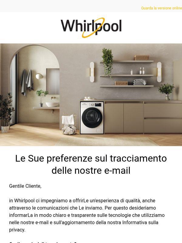 Le Sue preferenze sul tracciamento delle nostre e-mail
