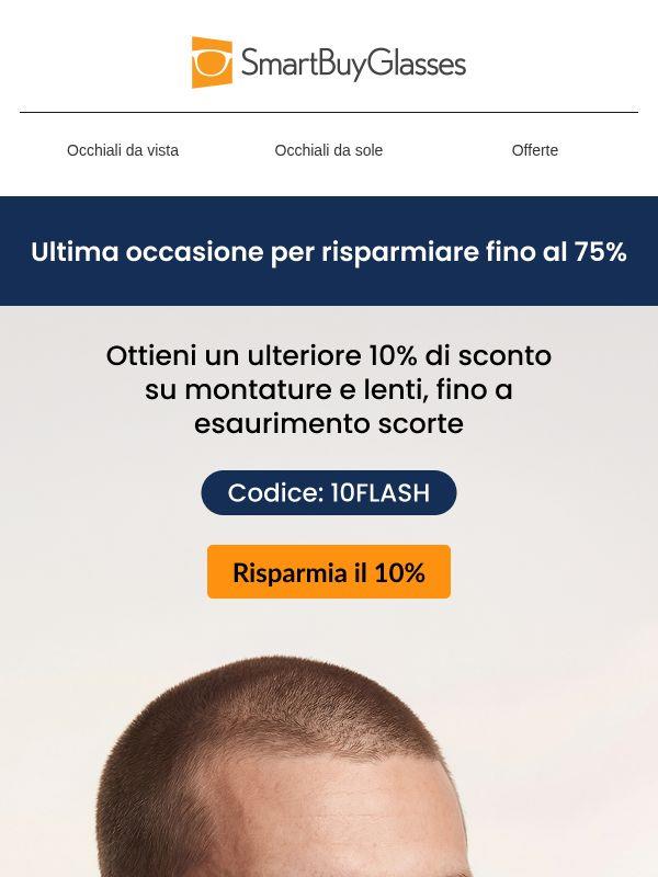 Esteso: 10% di sconto su montature e lenti