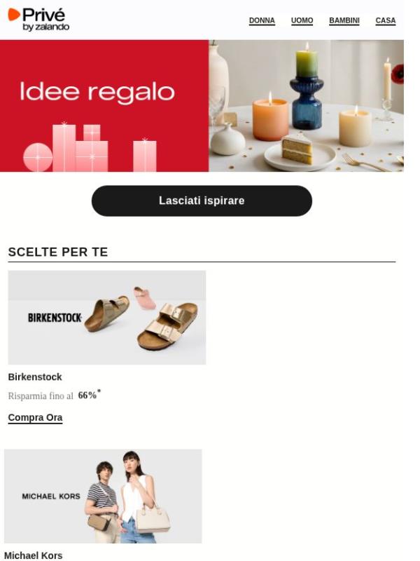 Offerte speciali di oggi: Michael Kors e Birkenstock