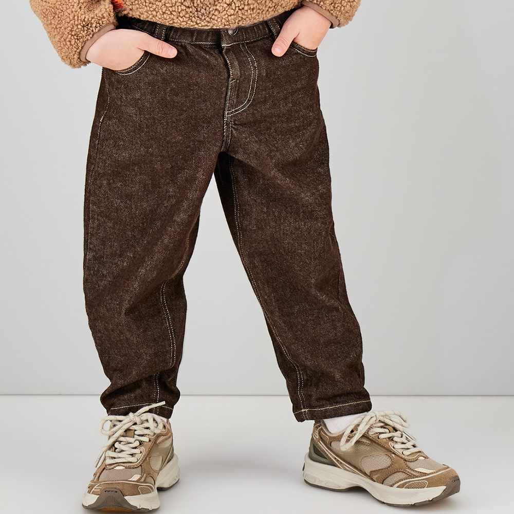 Image of PANTALONE DENIM BAGGY FIT 4H298 BAMBINO IDO