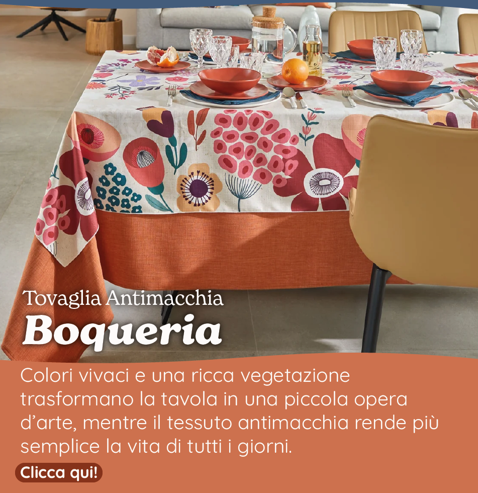 Tovaglia Antimacchia in Fantasia - Boqueria