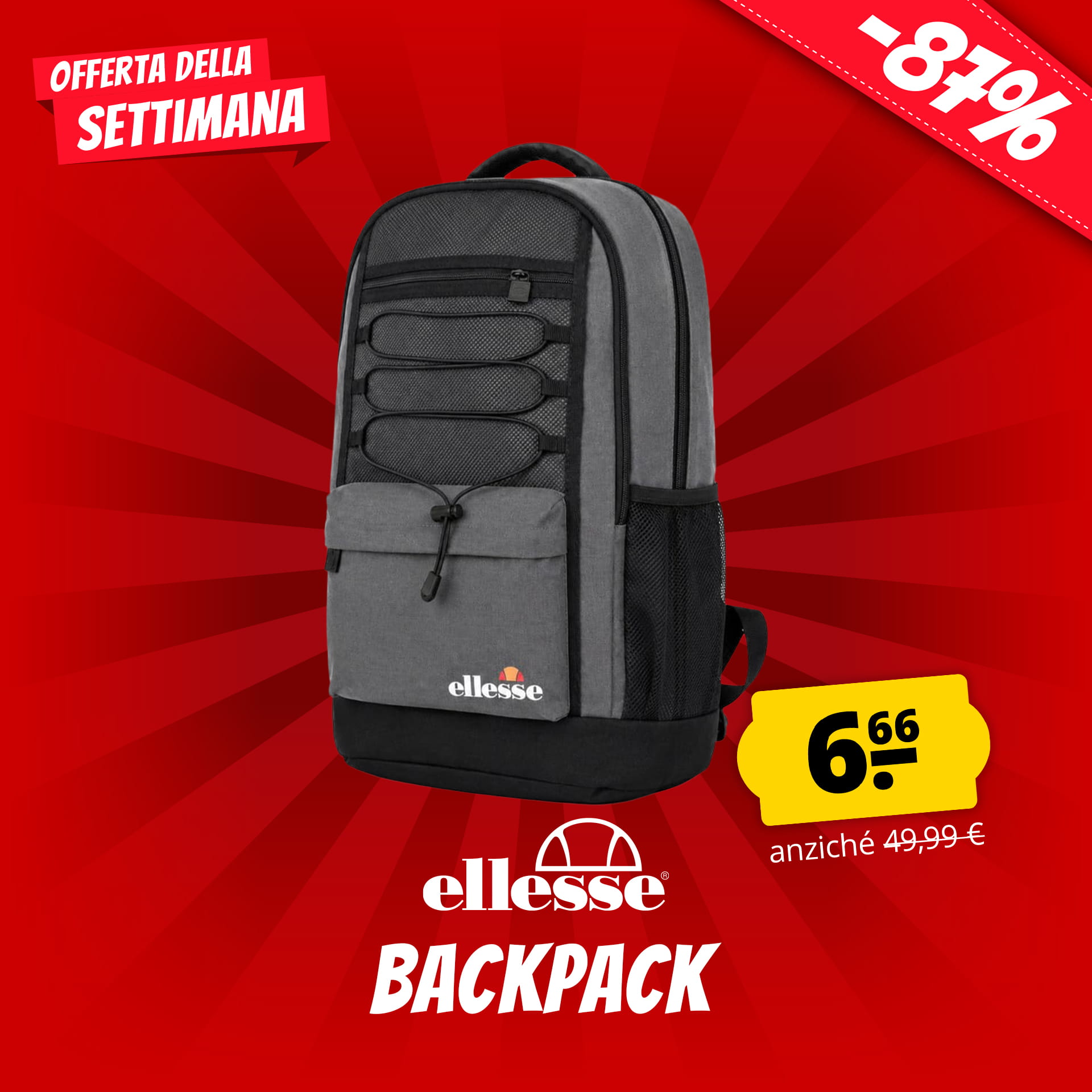 ellesse Cuoio Bungee Storage