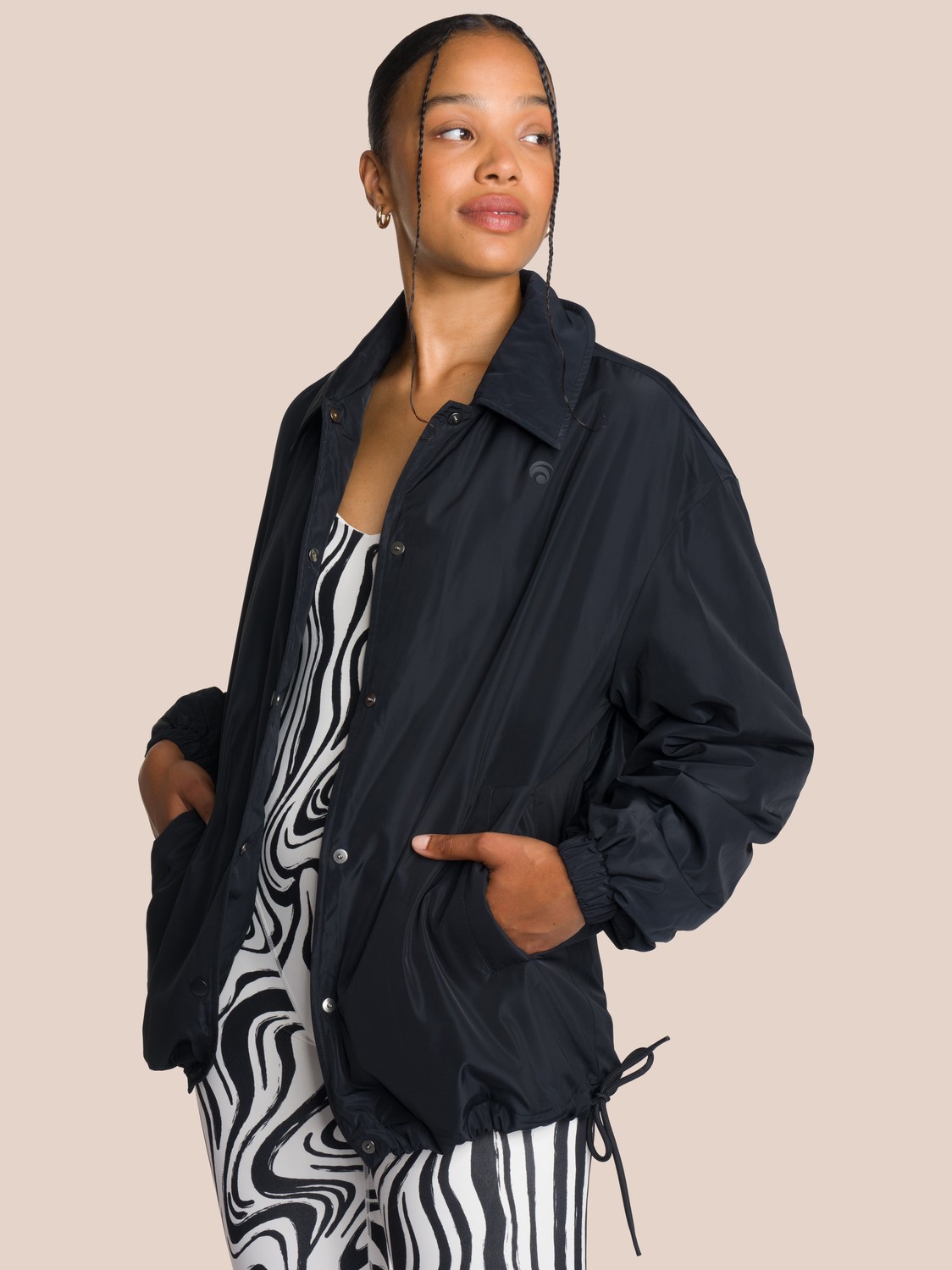 Shania Coach Jacket Black