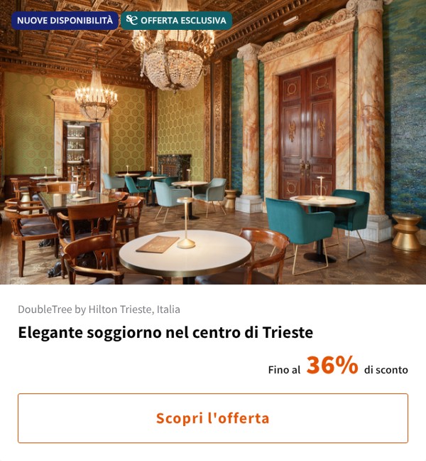 Elegante soggiorno nel centro di Trieste