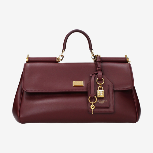 Dolce&Gabbana Handbags Women Leather Red/Bordeaux