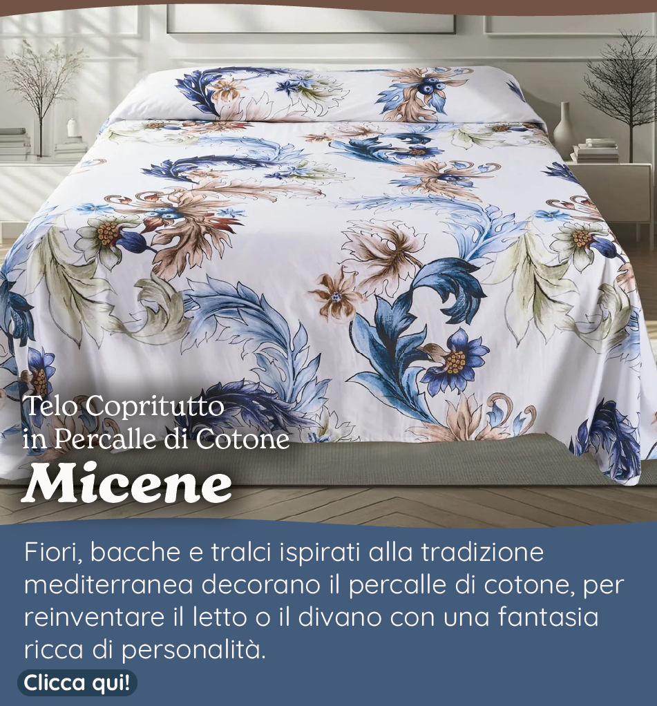 Telo Copritutto in Percalle di Cotone - Micene