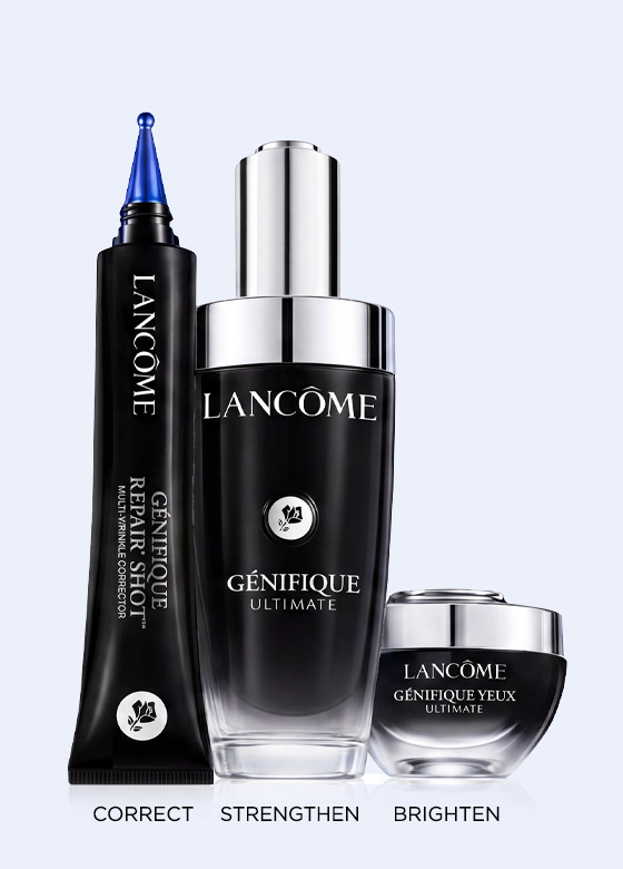 READY TO SEE THE DIFFERENCE? Pair it with the full Génifique line for your most powerful repair routine. SHOP NOW