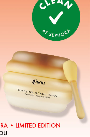 Gisou Honey Glaze Collagen Therapy Lip Mask in Creme Brulee