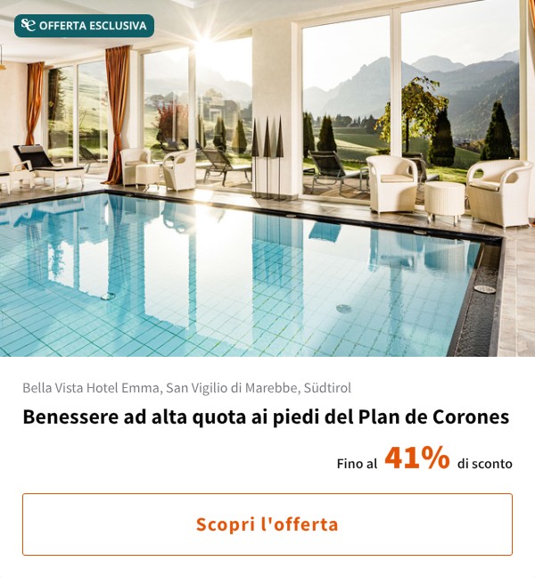 Benessere ad alta quota ai piedi del Plan de Corones