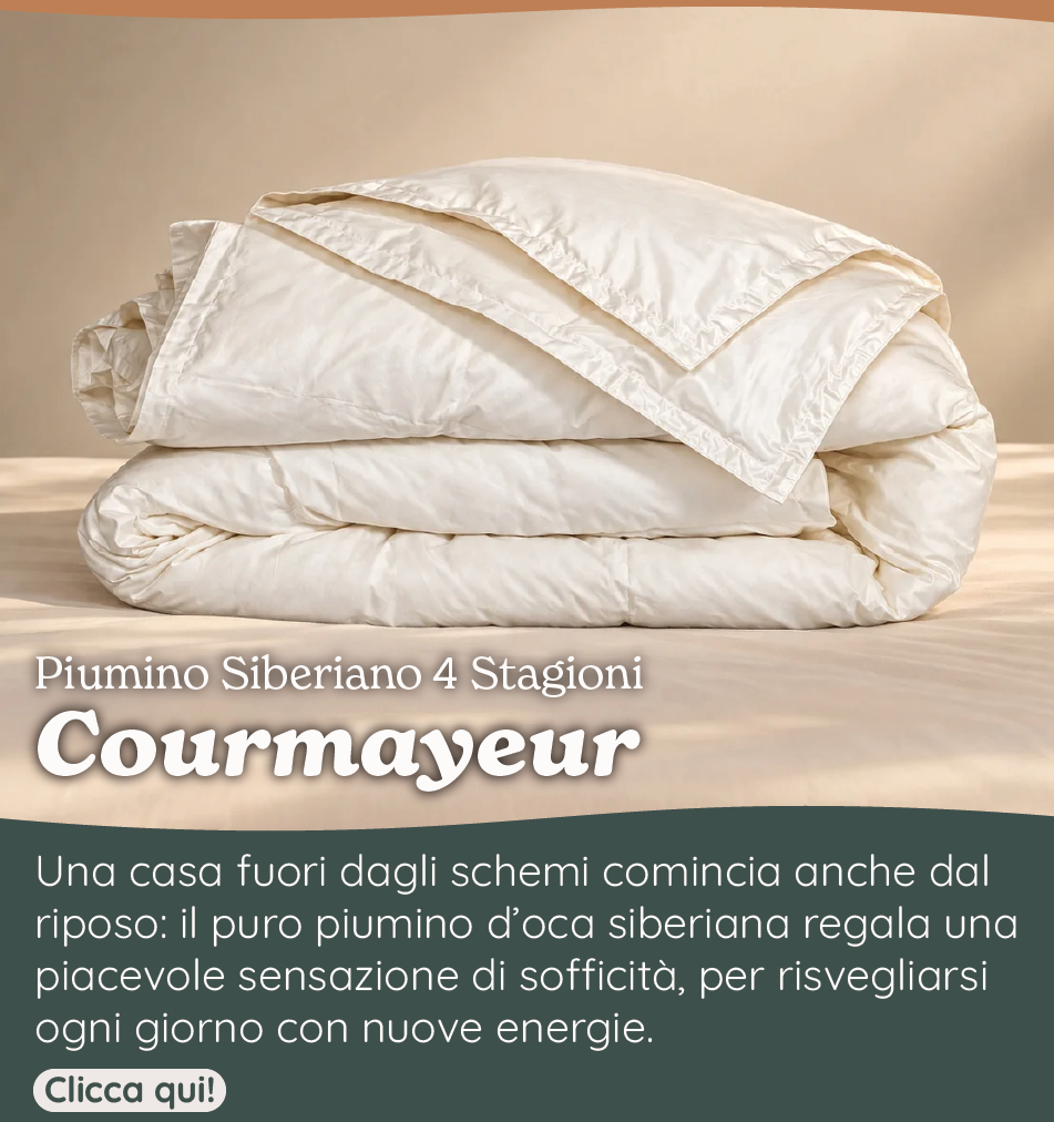 Courmayeur Piumino Siberiano 4 Stagioni