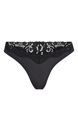 Laced thong briefs