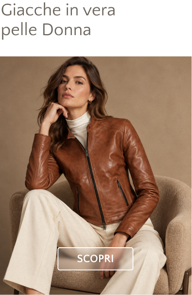 Giacche in vera pelle Donna. Scopri la collezione.