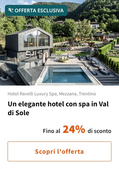 Un elegante hotel con spa in Val di Sole