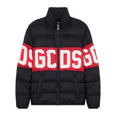 GCDS — Piumino GCDS con Band Logo a Contrasto