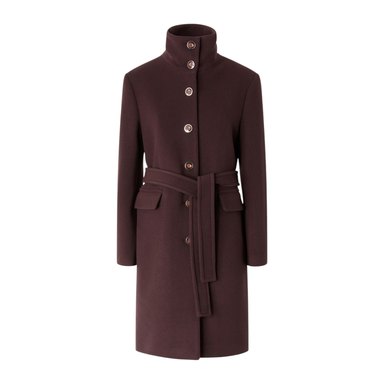 Pinko — Cappotto Pinko Citiso Donna in Panno Doppio con Cintura