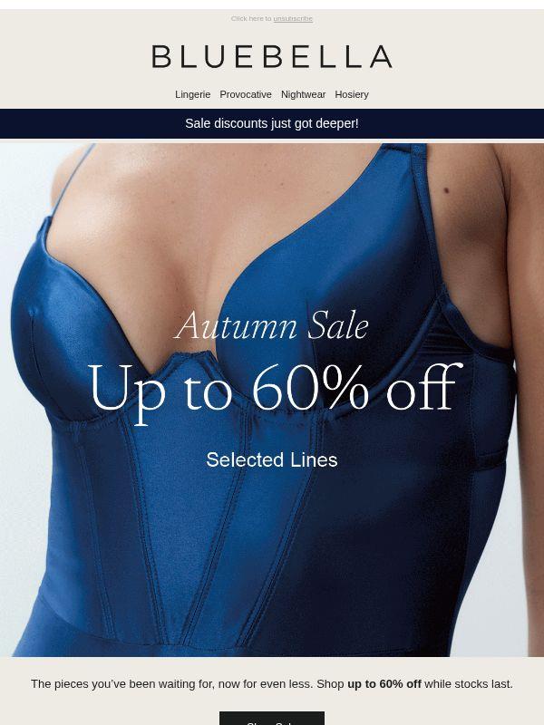 enjoy deeper discounts on autumn sale