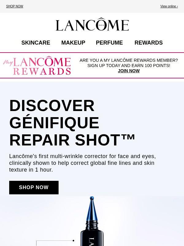 Discover Génifique Repair Shot™: the art of targeted care