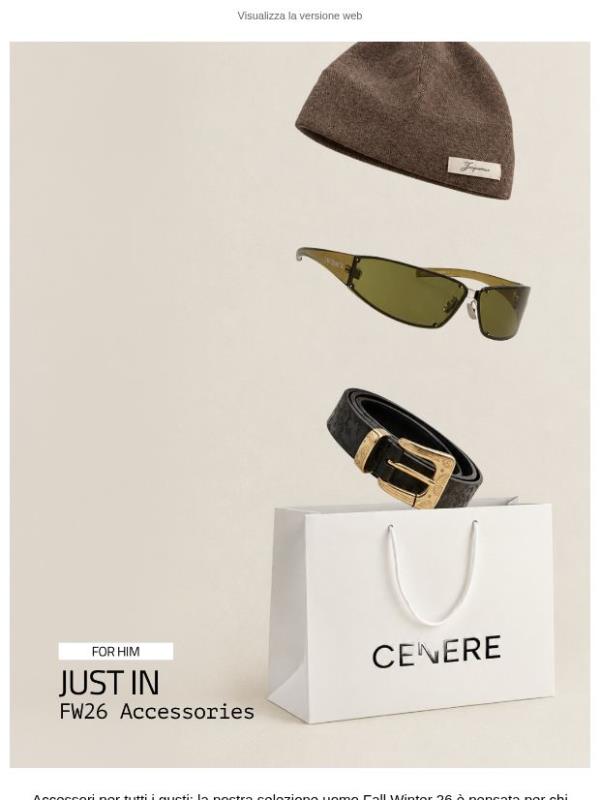 Focus Uomo: accessori iconici