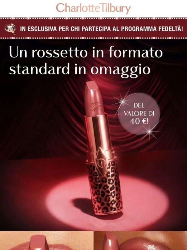 Un rossetto in formato standard in omaggio 💋