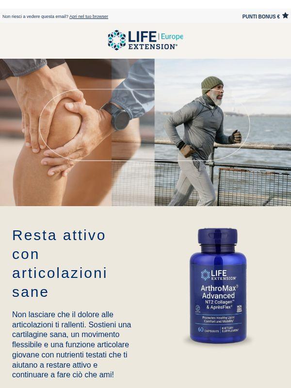 Resta attivo con articolazioni sane