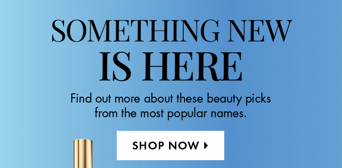 Something New is Here