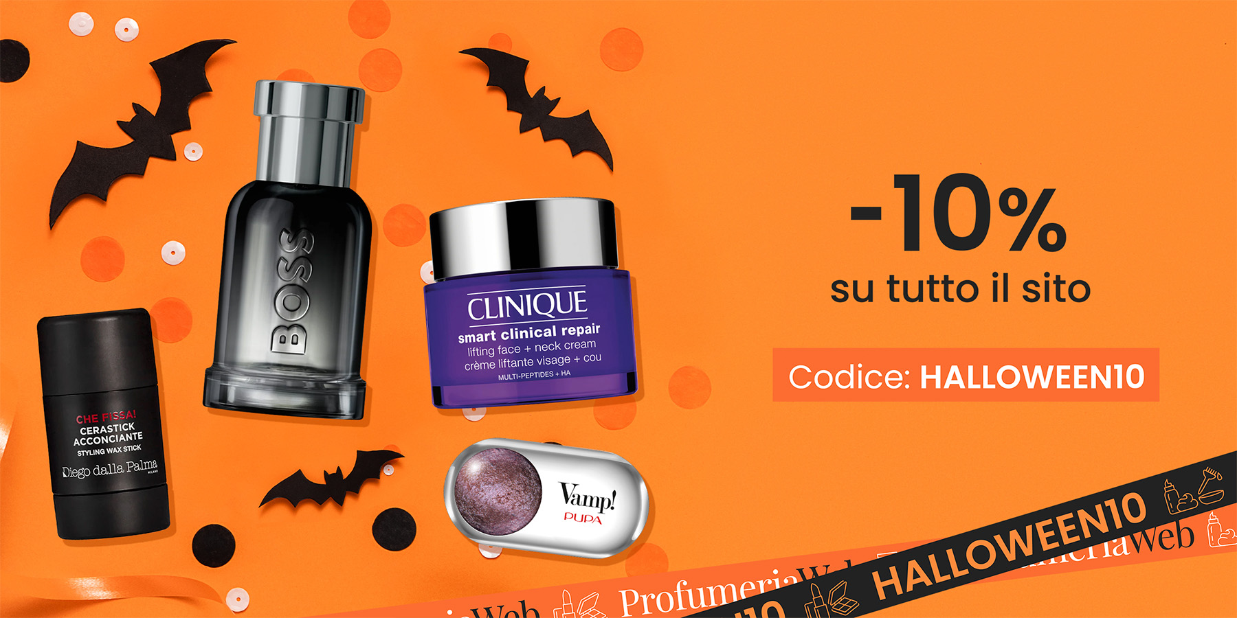 🎃 -10% su tutto il sito per Halloween!